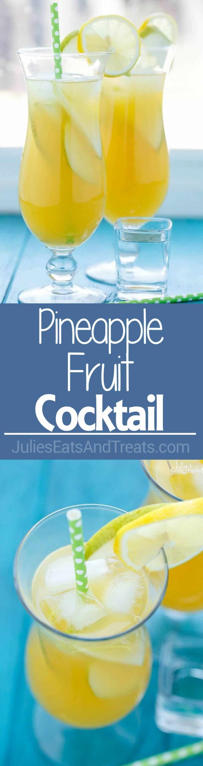 Pineapple Cocktails Recipes
 Pineapple Fruit Cocktail Drink Recipe Julie s Eats & Treats