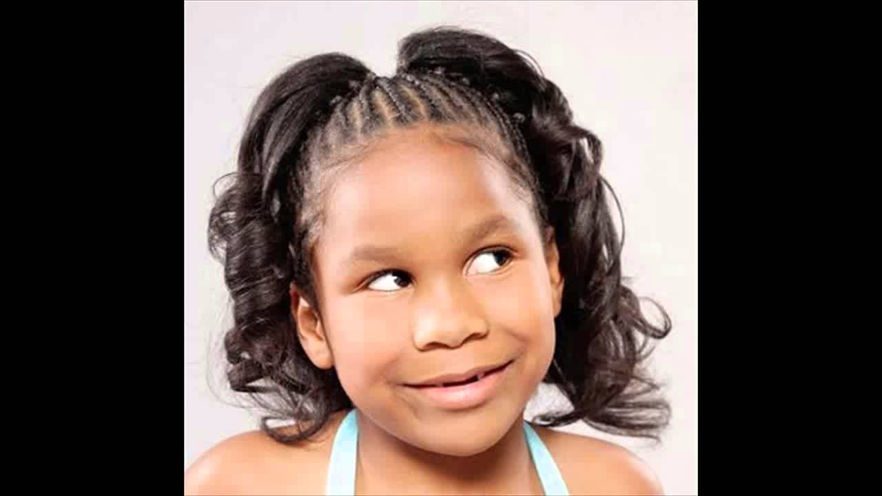 Ponytail Hairstyles For Kids
 African American Little Girl Kids Ponytail Hairstyles
