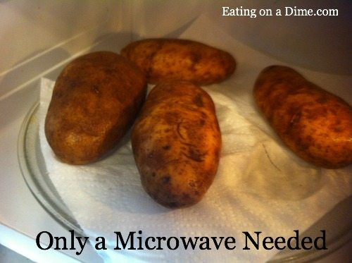 Potato In Microwave
 Baked Potatoes in the Microwave Easy to make Eating