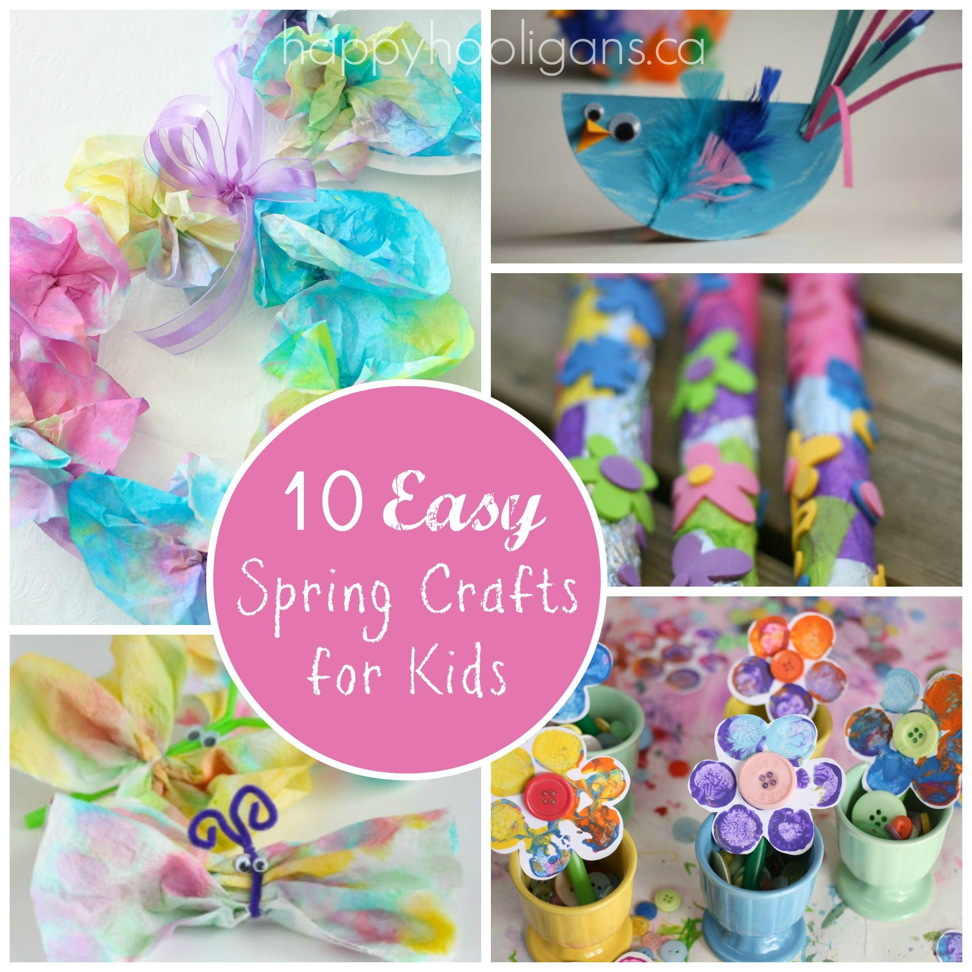 Preschool Springtime Crafts
 10 Easy Spring Crafts for Toddlers and Preschoolers