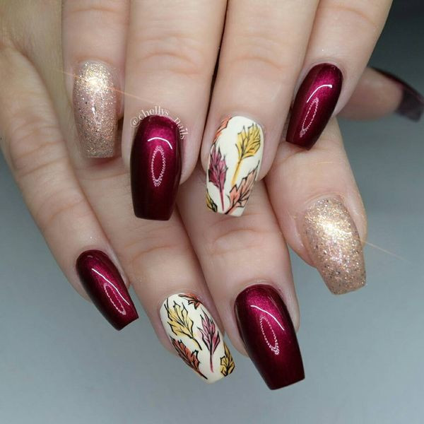 Pretty Fall Nails
 31 Ideal Fall Nail Designs Ideas For You