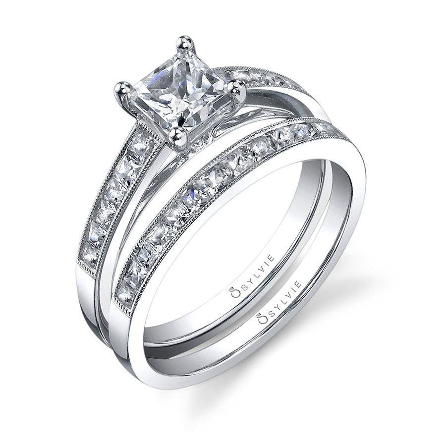 Princess Cut Wedding Ring
 Célestine Princess Cut Solitaire Engagement Ring SY709
