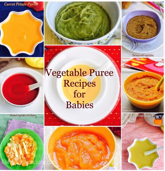 Pureeing Baby Food Recipes
 Ve able Puree Recipes for Babies GKFoodDiary