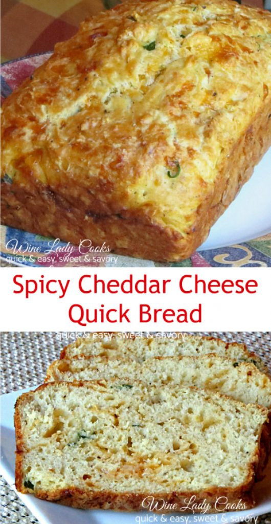 Quick Cheese Bread
 Spicy Cheddar Cheese Quick Bread