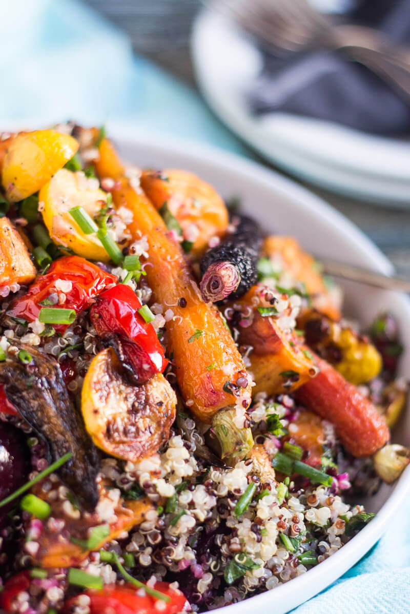 Quinoa With Roasted Vegetables
 Roasted Ve able and Quinoa Salad Easy Peasy Meals