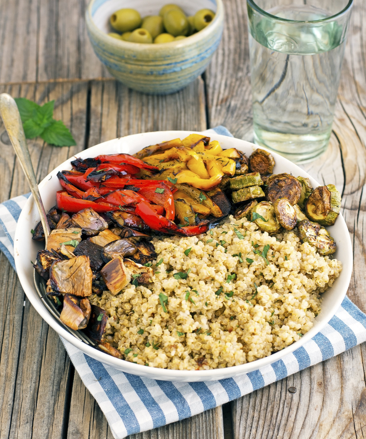 Quinoa With Roasted Vegetables
 The Iron You Quinoa with Roasted Ve ables and Olive