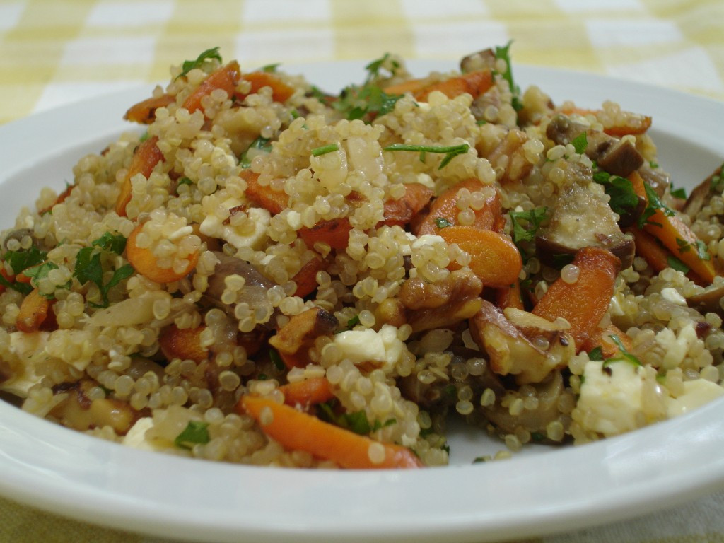 Quinoa With Roasted Vegetables
 Quinoa Salad with Roasted Ve ables & Cheese