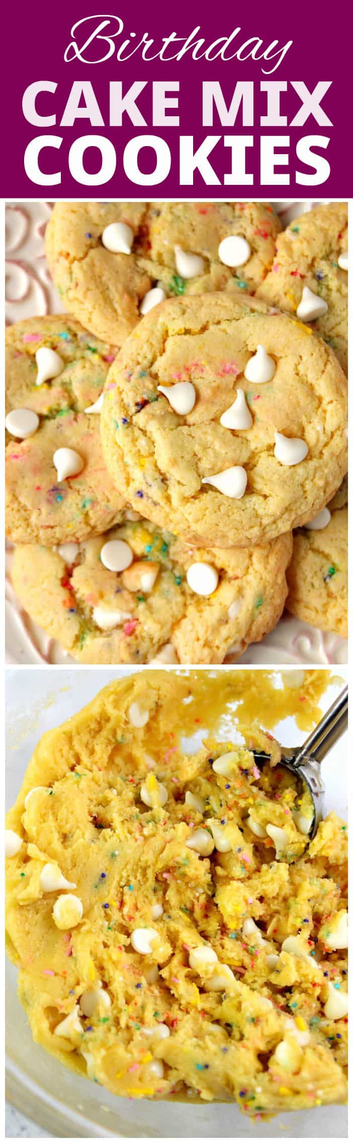 Recipes For Cake Mix Cookies
 Birthday Cake Mix Cookies Recipe Crunchy Creamy Sweet
