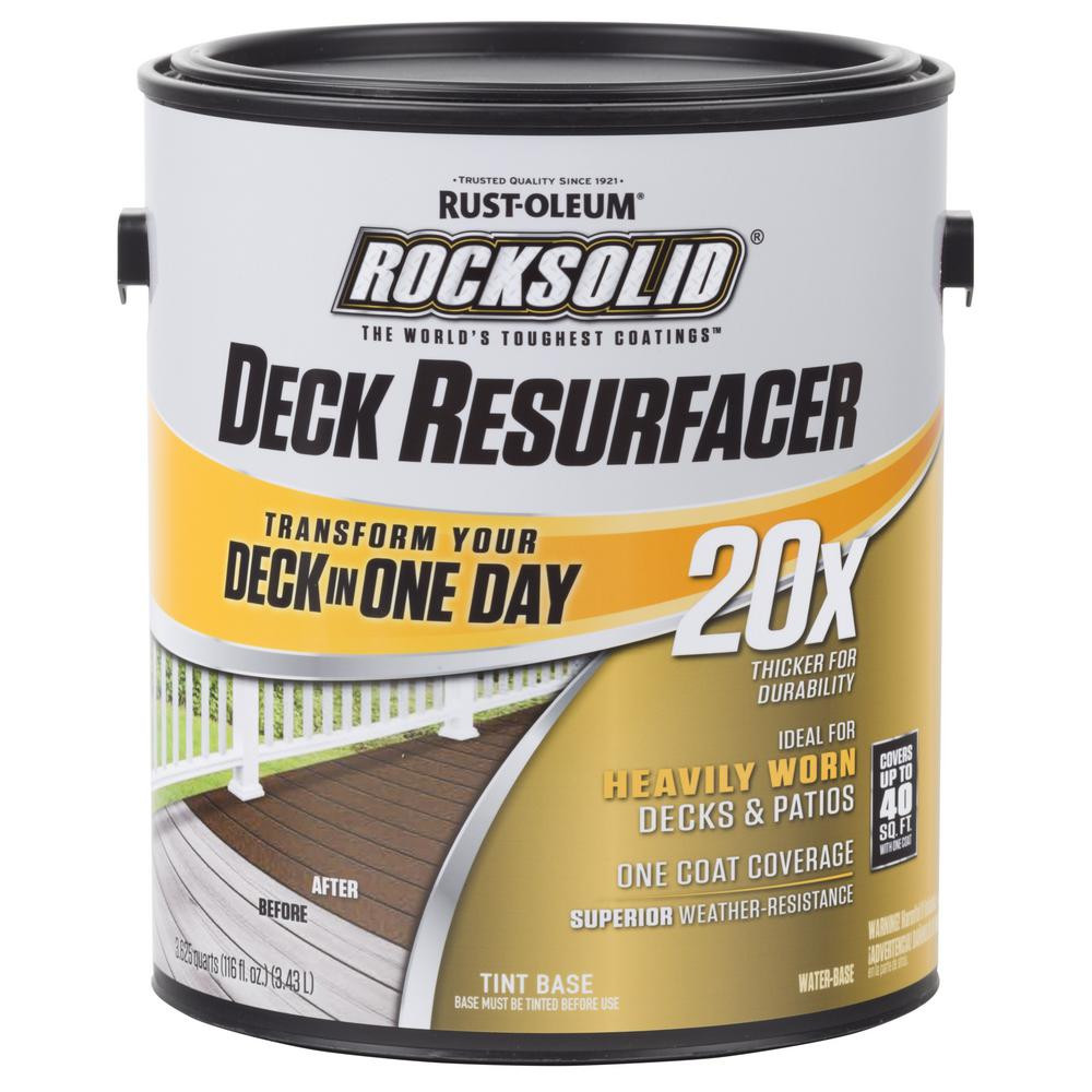Restore Deck Paint Reviews
 Rust Oleum RockSolid 1 gal Gainsboro Exterior 20X Deck