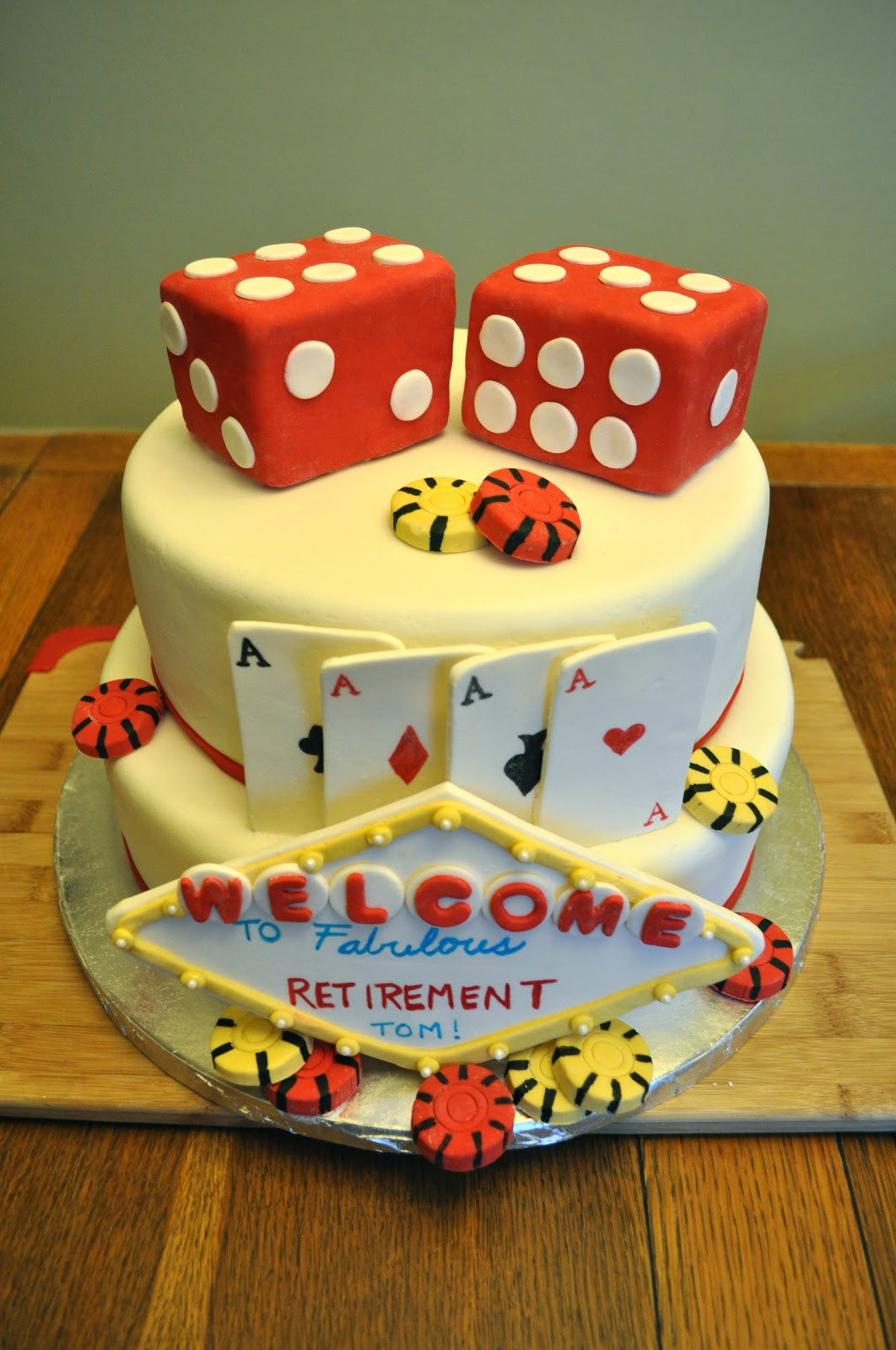 Retirement Party Cake Ideas
 Cakes by Setia Retirement Cake Vegas Style