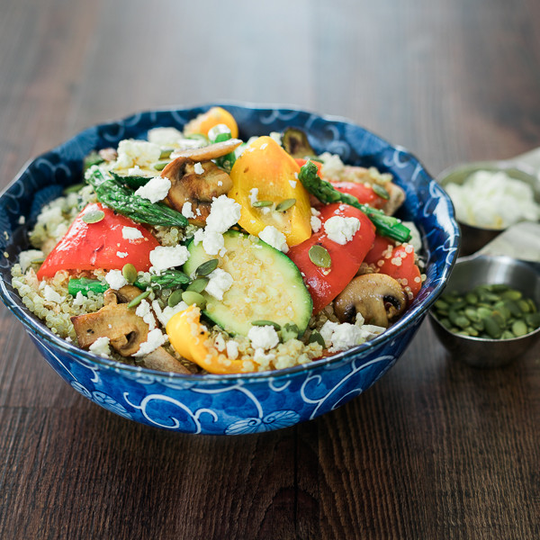 Roasted Vegetable Quinoa Salad
 Roasted Ve able Quinoa Salad – My Viva Inc
