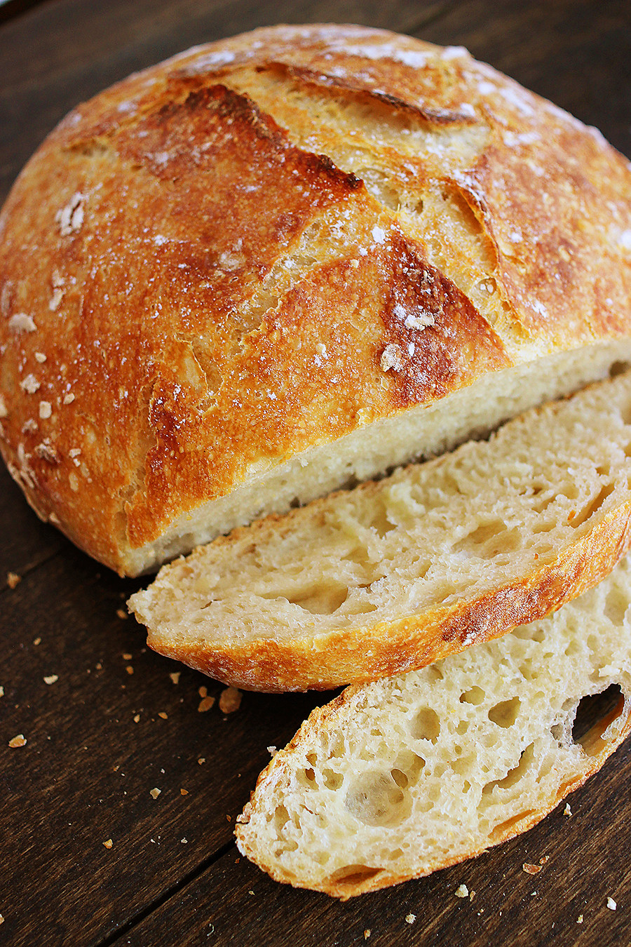 Rustic Bread Recipe
 No Knead Crusty Artisan Mini Loaves