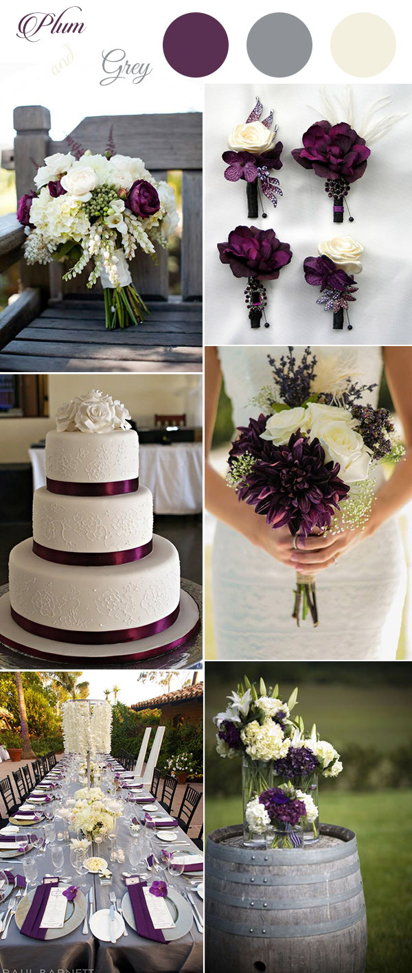 Rustic Wedding Colors
 Get Inspired By These Awesome Plum Purple Wedding Color