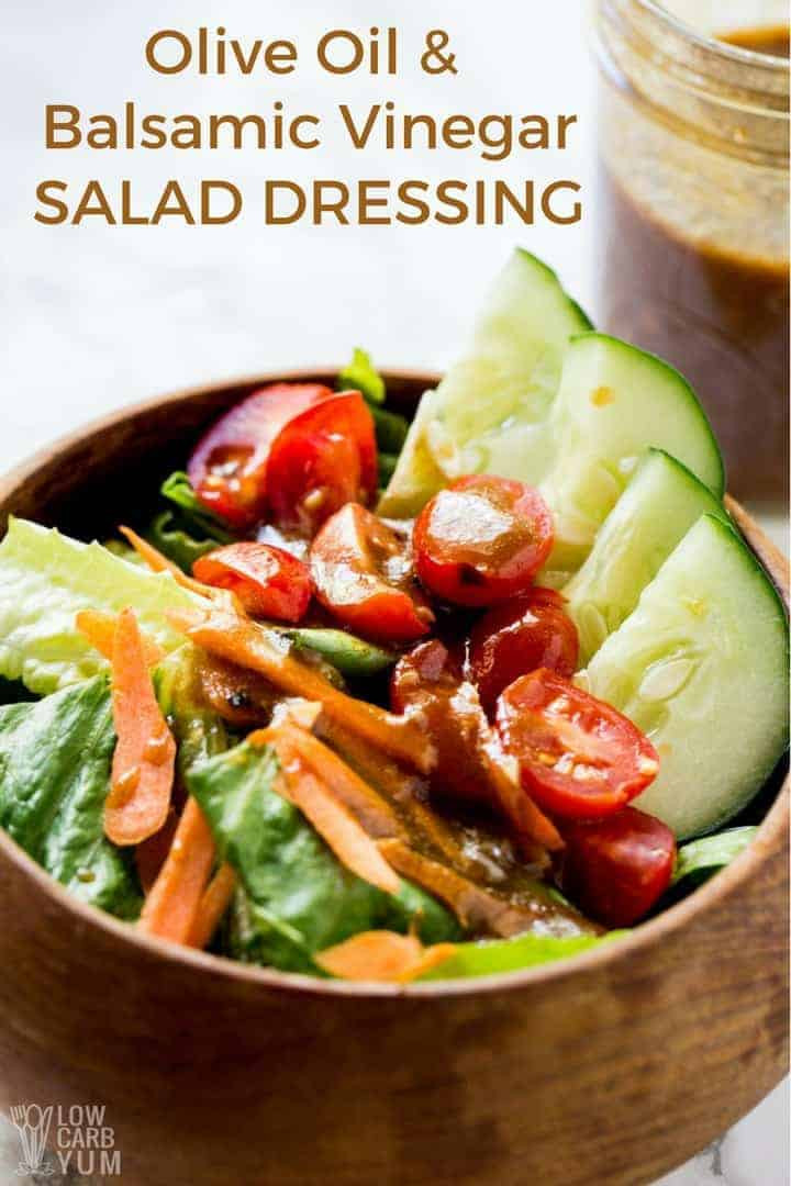 Salad Dressings With Olive Oil
 Olive Oil and Balsamic Vinegar Salad Dressing