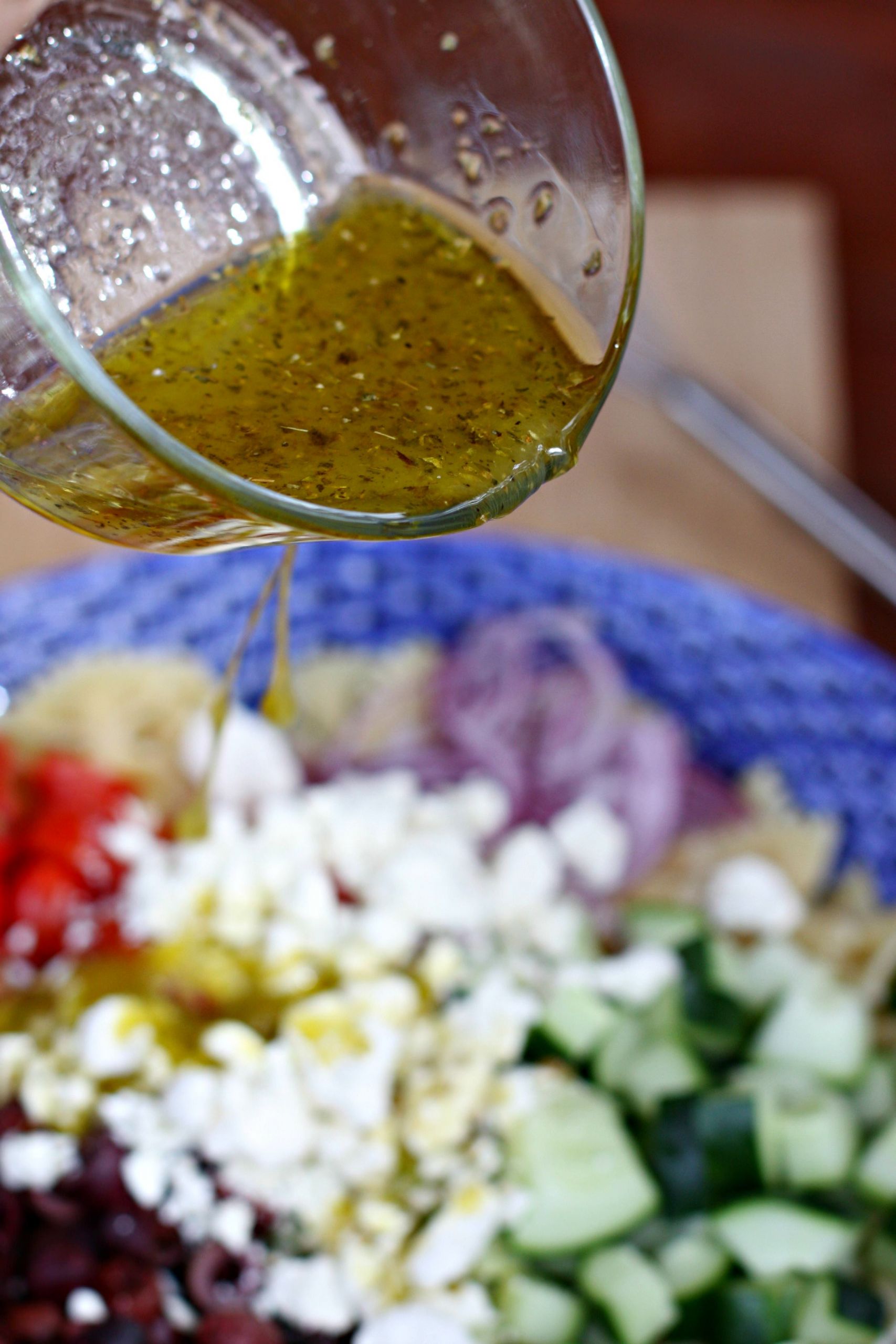 Salad Dressings With Olive Oil
 Simple Zesty Greek Pasta Salad