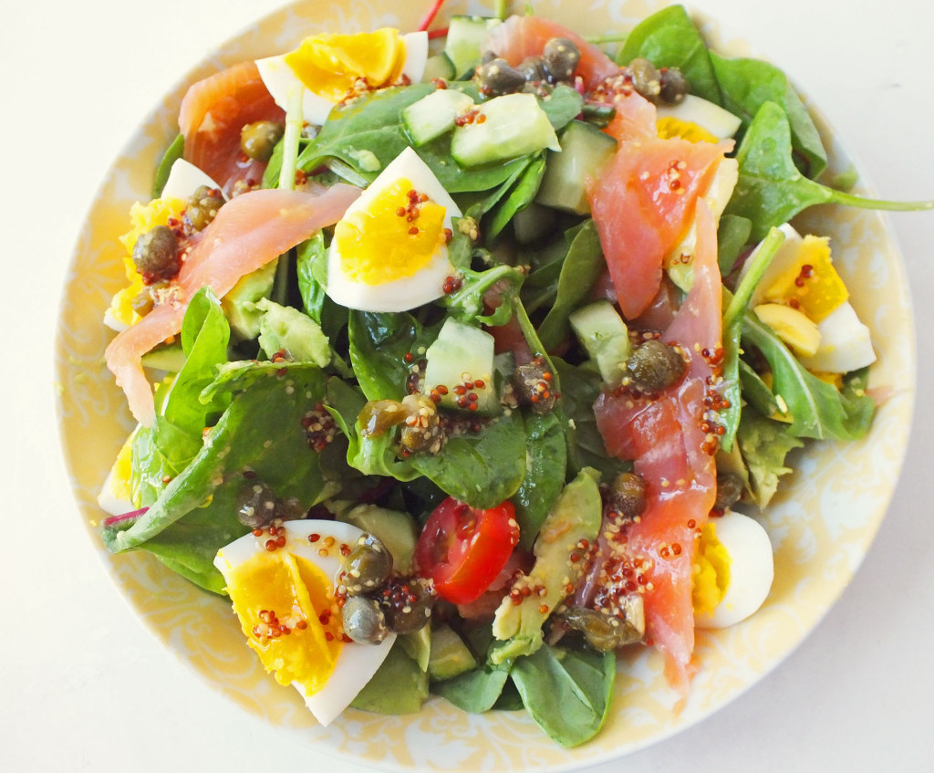 Salad With Smoked Salmon
 Avocado Smoked Salmon and Egg Salad