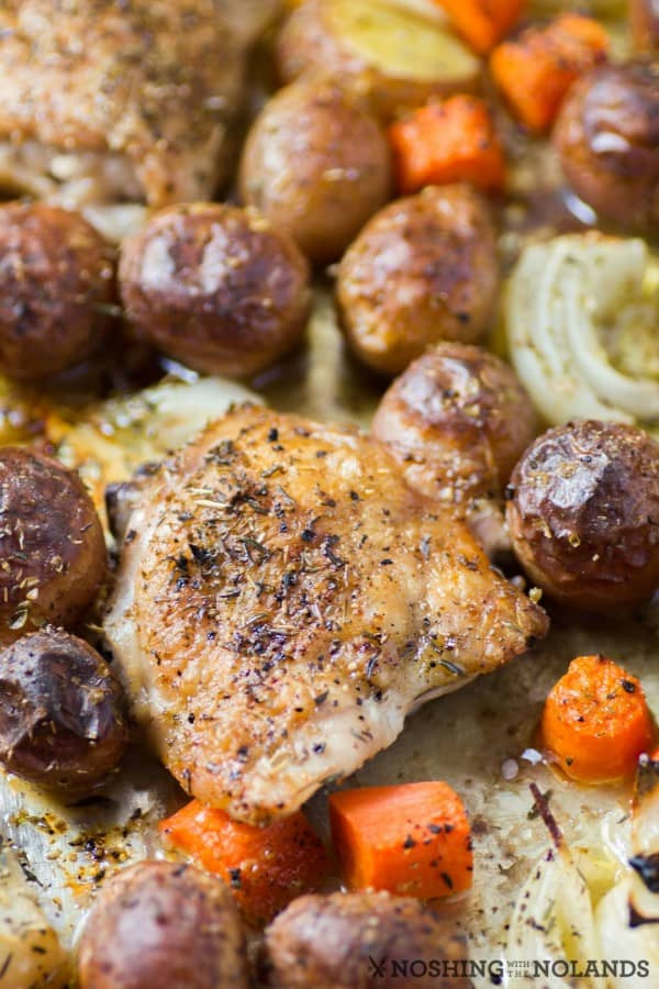 Sheet Pan Dinners Chicken Thighs
 Roasted Sheet Pan Chicken Thighs are simple to make yet
