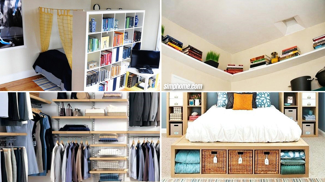 Shelf Ideas For Small Bedroom
 10 DIY Small Bedroom Storage Ideas Simphome