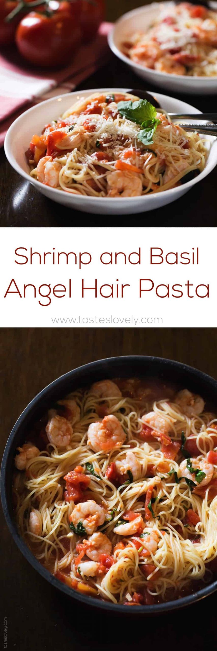 Shrimp And Angel Hair Pasta
 Shrimp and Basil Angel Hair Pasta Tastes Lovely