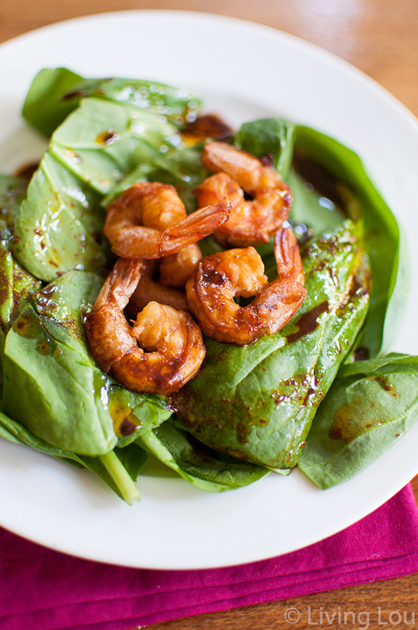 Shrimp Spinach Salad
 Shrimp and Spinach Salad — Living Lou