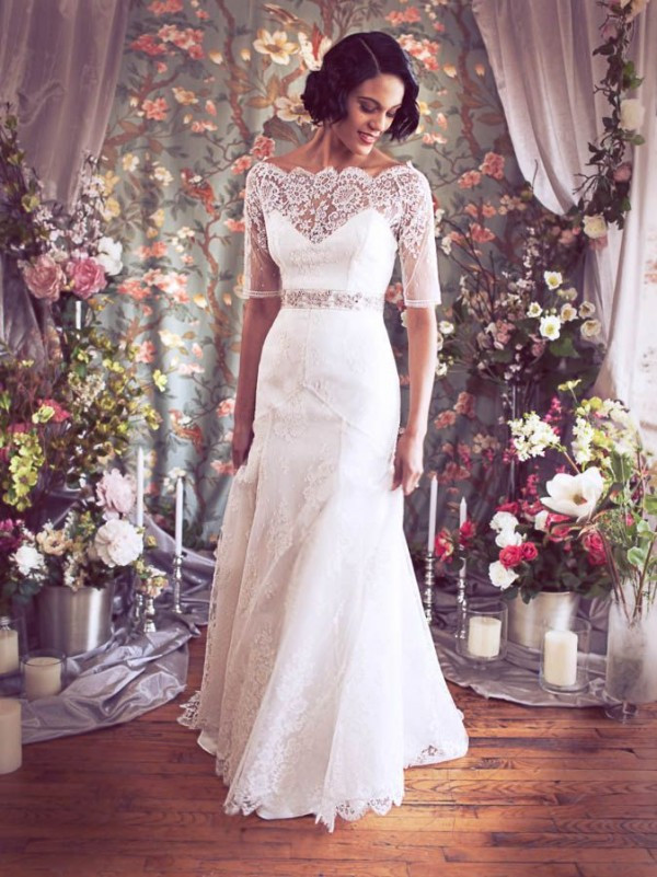 Simple Vintage Wedding Dresses
 Gorgeous Simple Lace Vintage Wedding Dresses – Cherry Marry