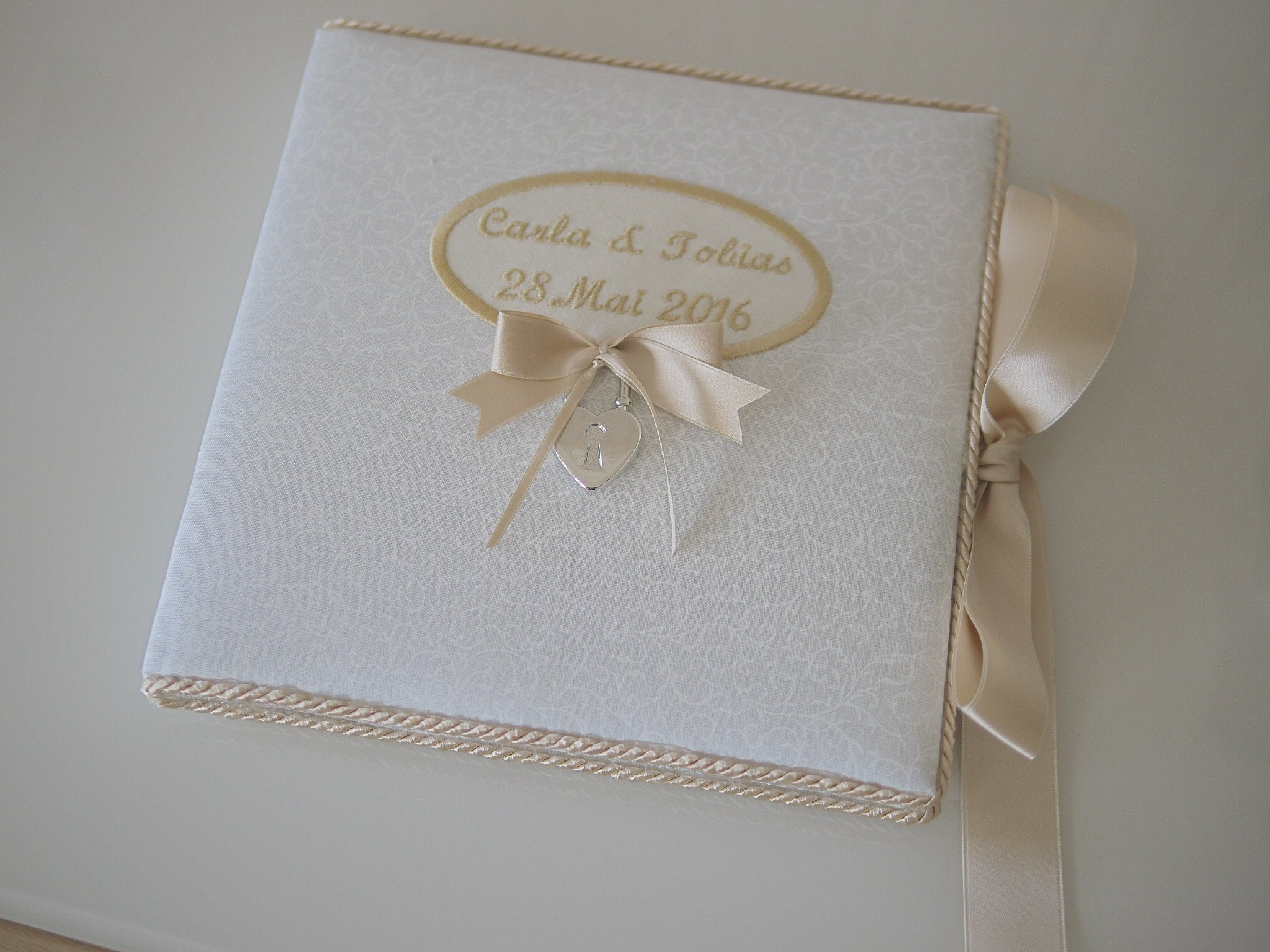 Simple Wedding Guest Book
 Simple wedding guest book personalized