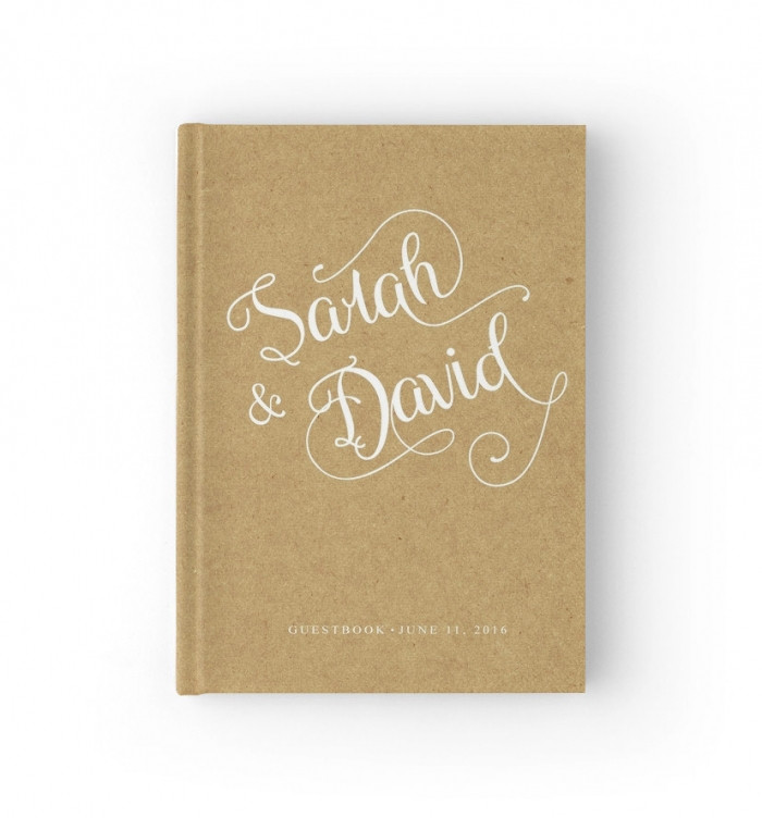 Simple Wedding Guest Book
 Modern Guestbooks for Your Wedding Day