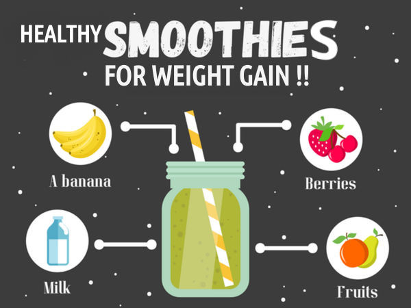 Smoothies To Gain Weight
 Smoothies For Weight Gain Boldsky