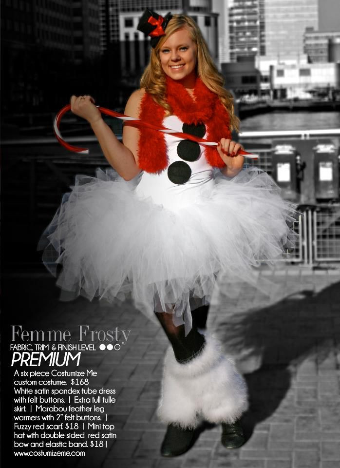 Snowman Costume DIY
 Pin on Christmas Holiday Fashion Outfit Ideas