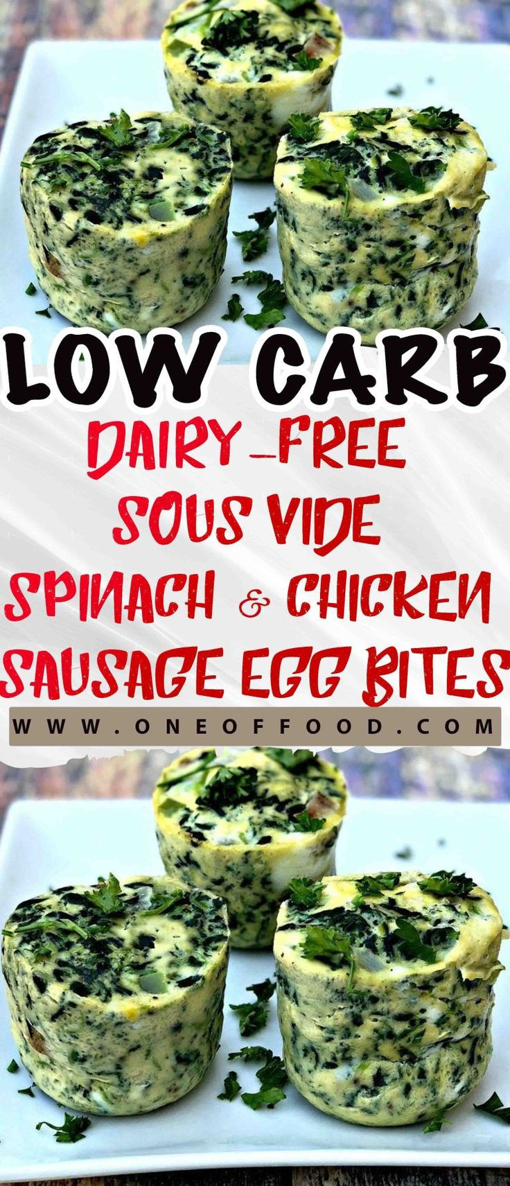 Sous Vide Chicken Sausage
 Low Carb Dairy Free Sous Vide Spinach & Chicken Sausage