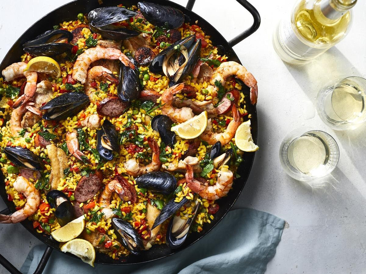 Spanish Main Dishes
 Traditional Spanish Paella Recipe