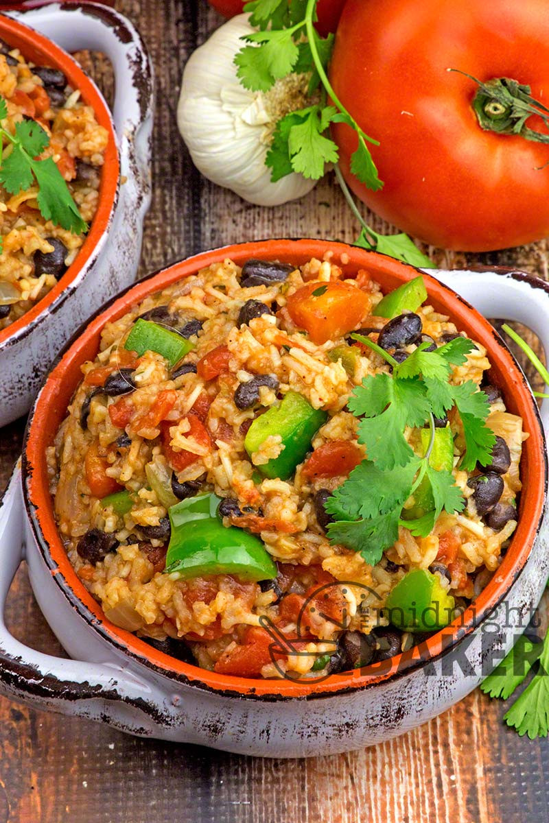 Spanish Rice And Beans
 Spanish Rice with Black Beans The Midnight Baker