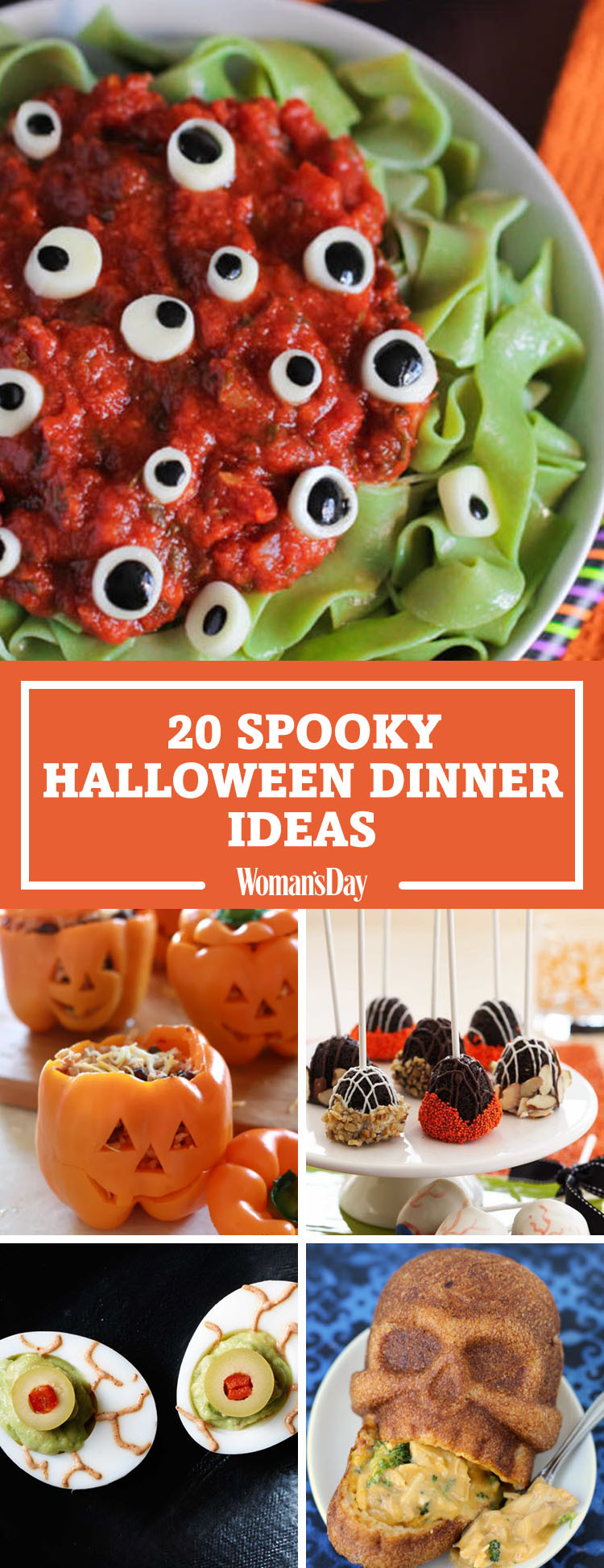 Spooky Party Food Ideas For Halloween
 25 Spooky Halloween Dinner Ideas Best Recipes for