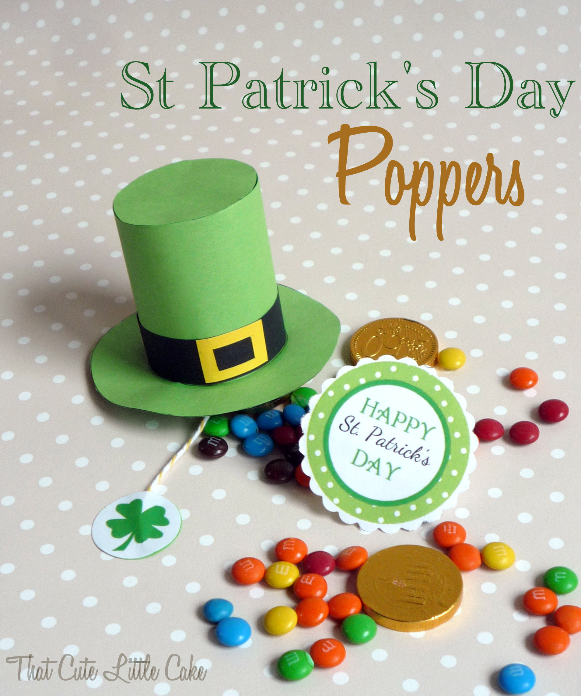 St Patrick's Day Hat Craft
 St Patrick s Day Leprechaun Hat Popper DIY