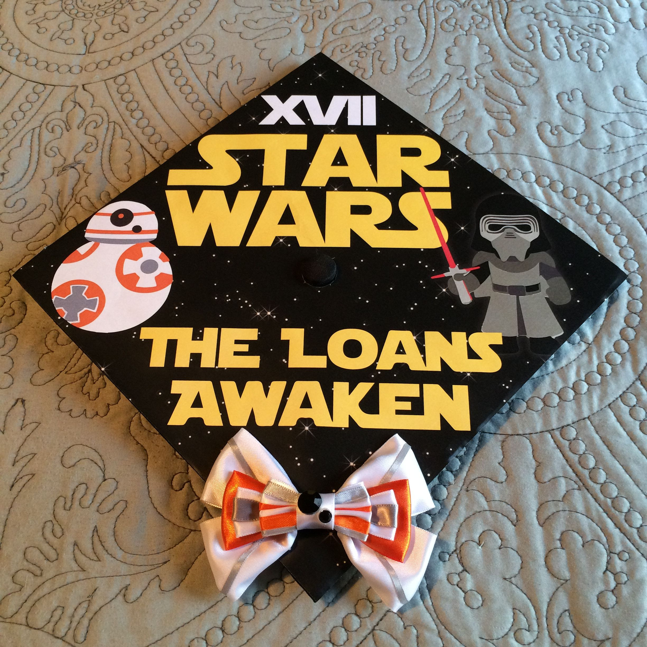 Star Wars Graduation Quotes
 Star Wars graduation cap Star Wars XVII 17 The Loans