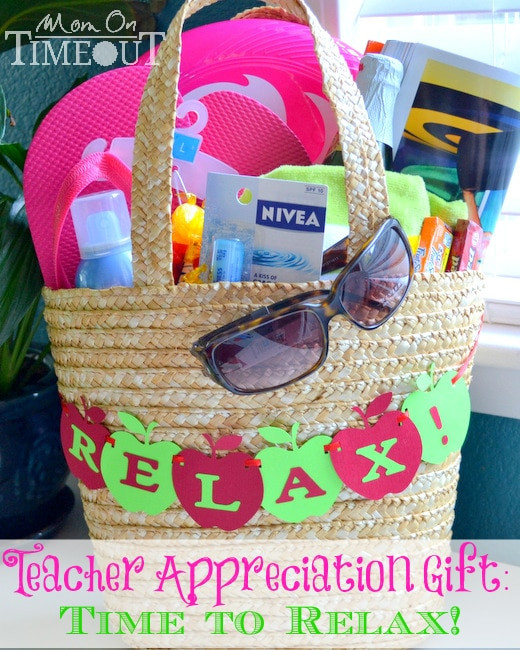 Summer Gift Basket Ideas For Teachers
 Teacher Appreciation Gift Idea Time To Relax Mom