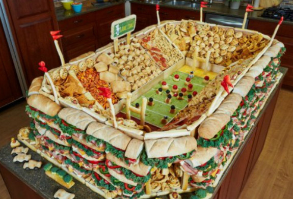 Super Bowl Dinner
 Don t sacked at your own Super Bowl buffet