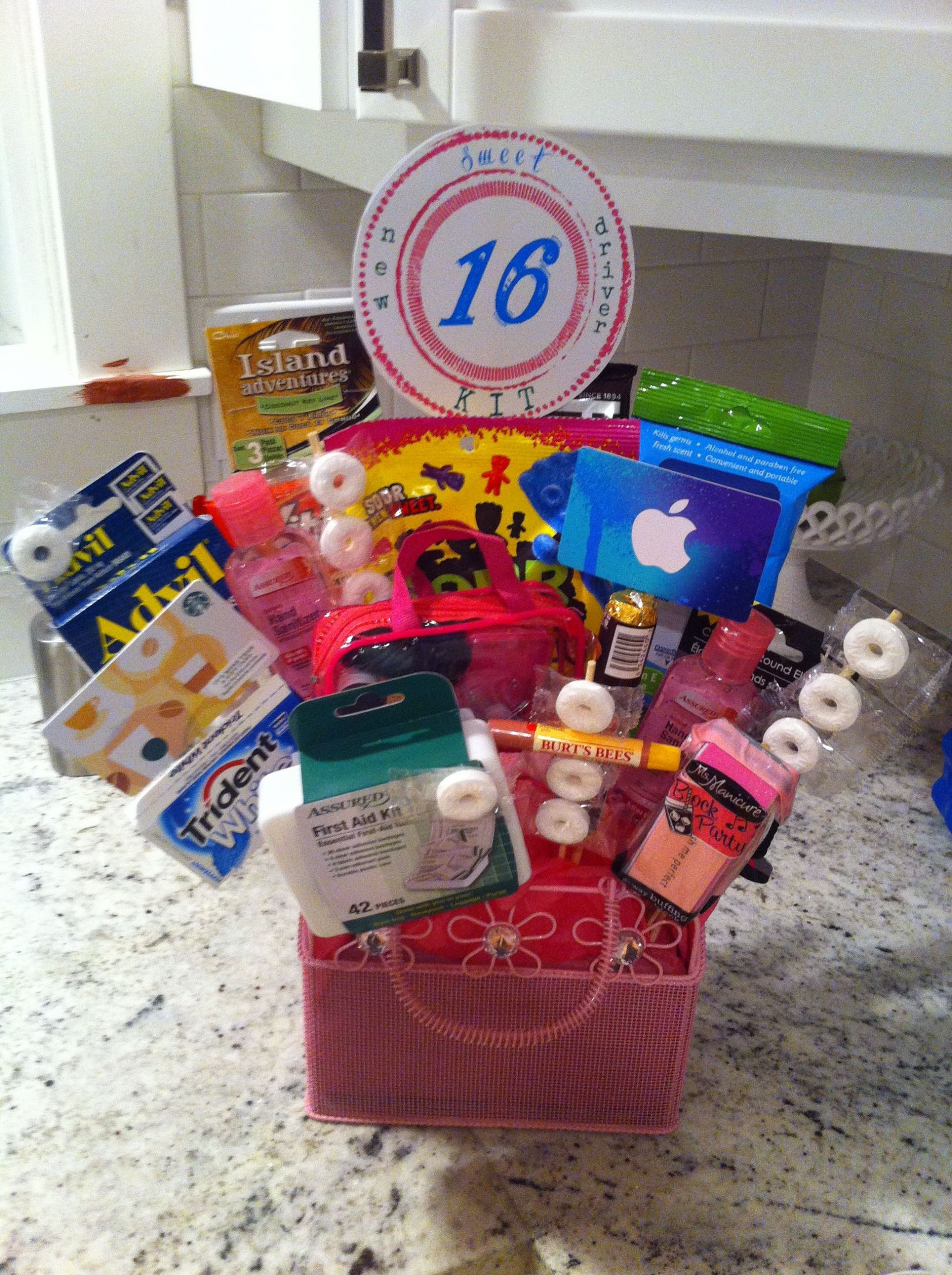 Sweet 16 Gift Ideas For Girls
 Great way to celebrate sweet 16 New Driver Gift bouquet