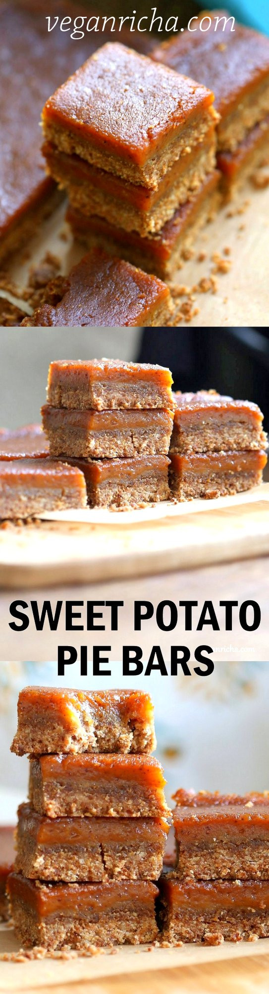 Sweet Potato Bars
 Vegan Sweet Potato Pie Bars Vegan Richa