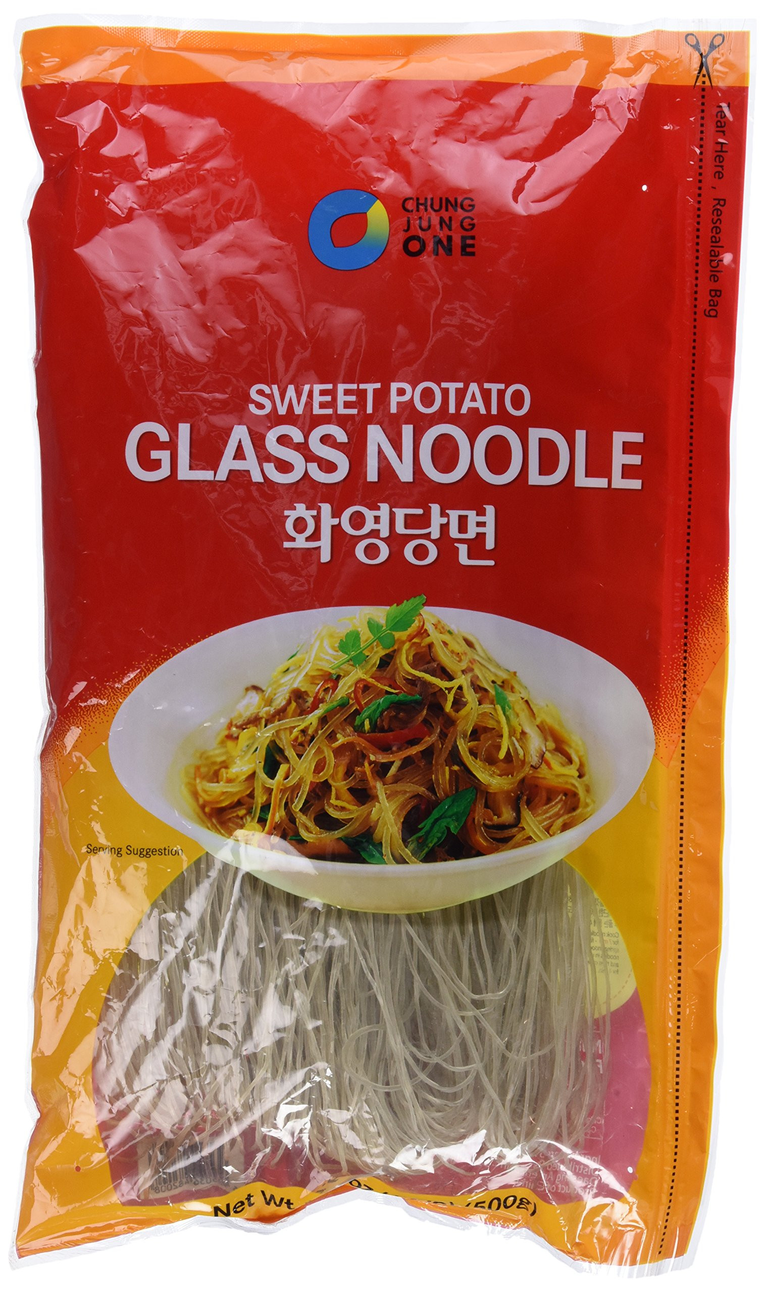 Sweet Potato Glass Noodles
 ChungJung e Glass Noodles Korean Vermicelli Dangmyun
