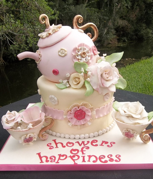 Tea Party Birthday Cake Ideas
 Top Mother s Day Tea Party Cakes CakeCentral
