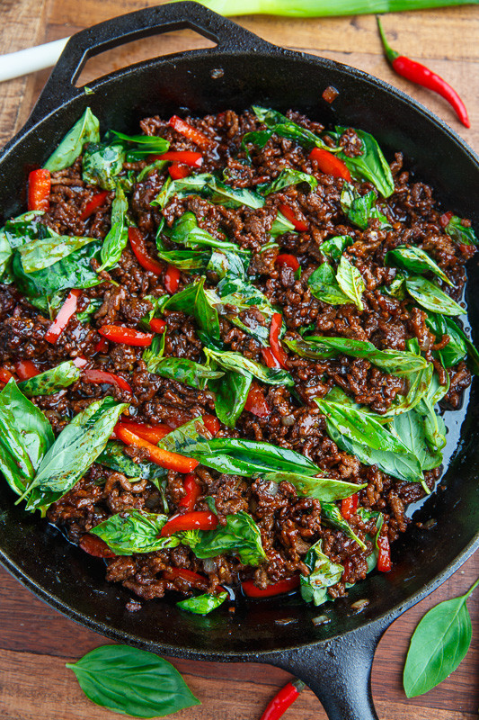 Thai Ground Beef Recipes
 20 Minute Thai Basil Beef Recipe on Closet Cooking