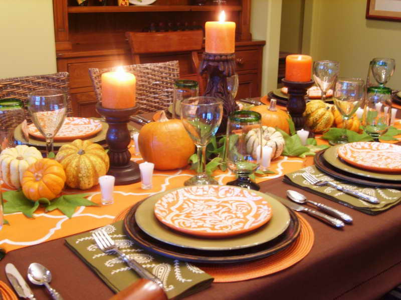 Thanksgiving Dinner Table Decorations
 How to Dress Up Your Thanksgiving Table I Don t Have