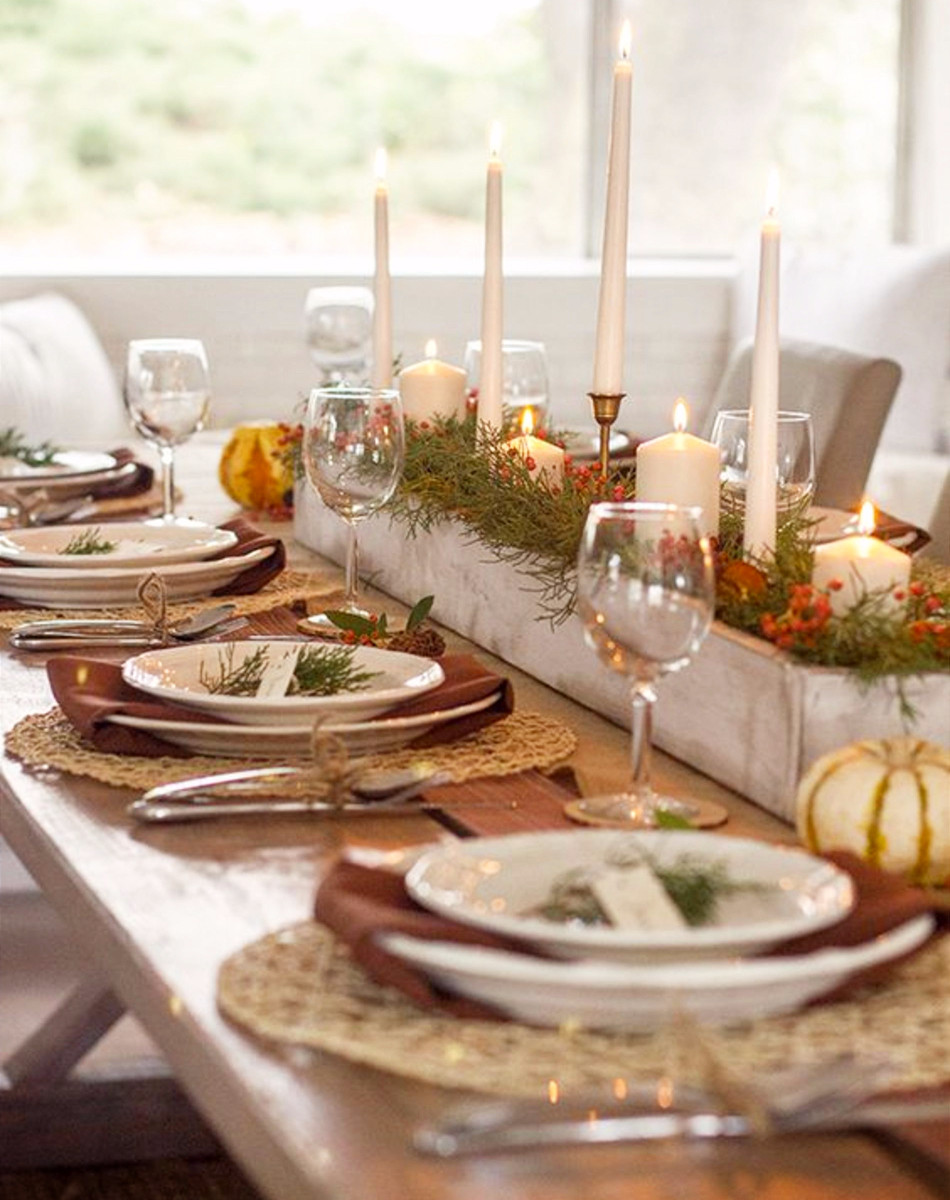 Thanksgiving Dinner Table Decorations
 Thanksgiving Table Settings • DIY Ideas for Your