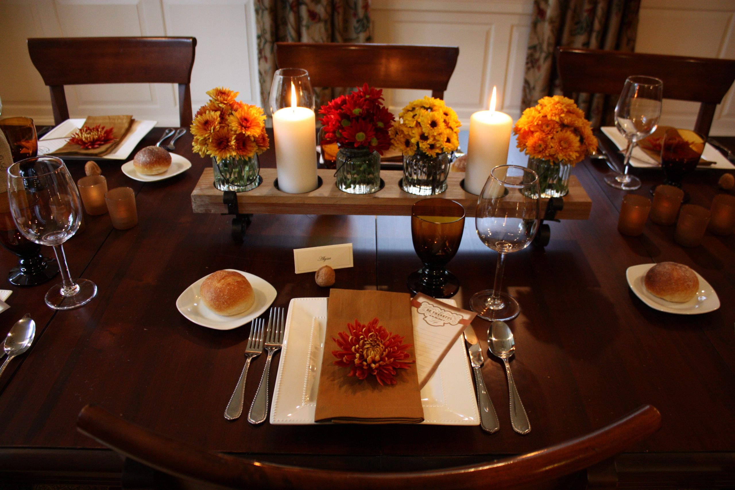 Thanksgiving Dinner Table Decorations
 Thanksgiving Table