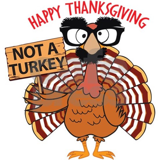 Thanksgiving Turkey Funny
 Funny Thanksgiving Turkey Not a Turkey Happy Th by