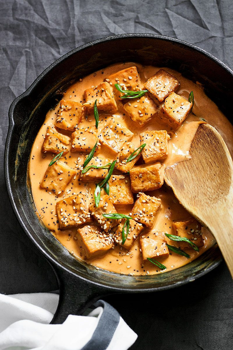 Tofu Sauce Recipes
 Tofu Stir Fry Recipe with Tahini Sauce — Eatwell101