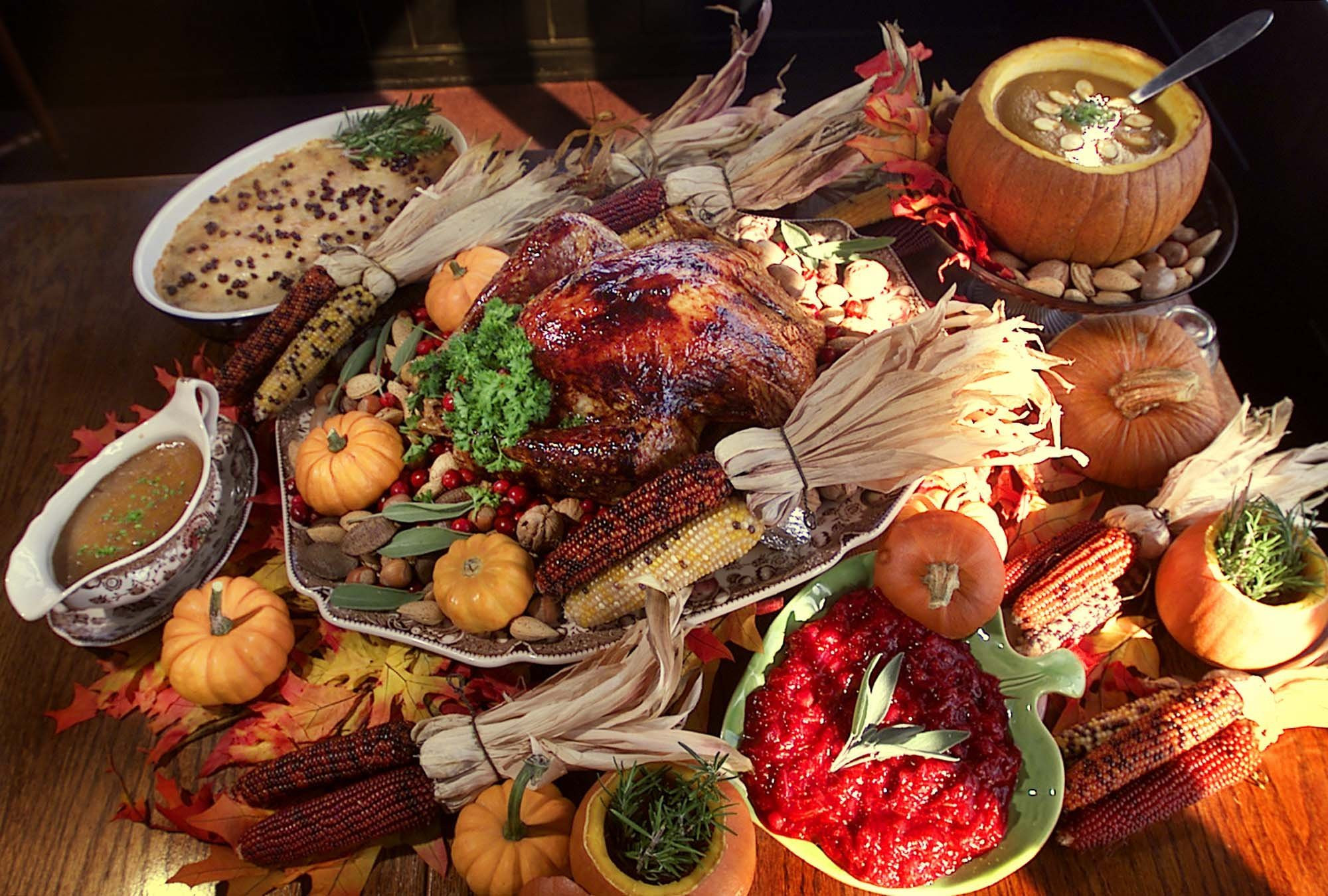 Traditional American Thanksgiving Dinner
 Saying thank you to you the readers Terry Pluto