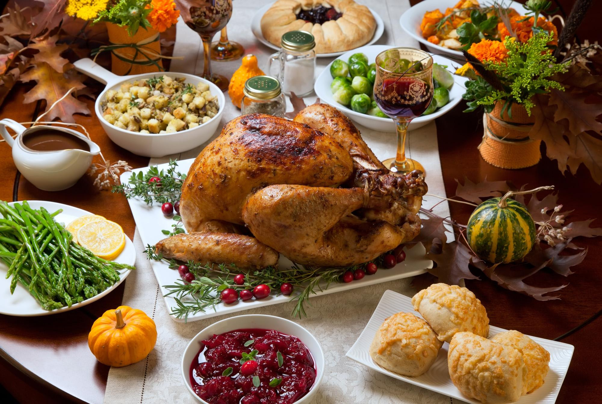 Traditional American Thanksgiving Dinner
 Special Thanksgiving Menu 2018