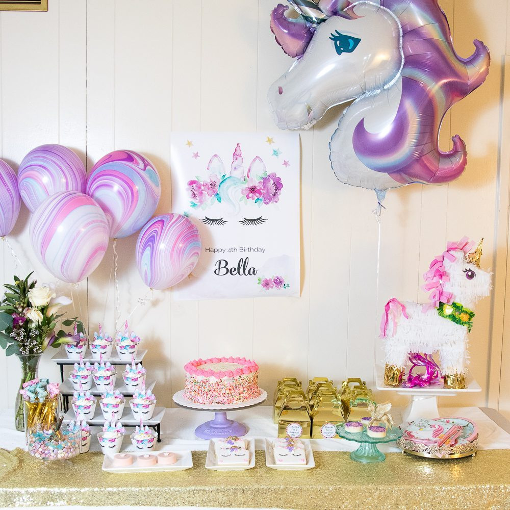 Unicorn Birthday Party Decorations Ideas
 Sparkling Unicorn Party Supplies and Inspiration TINSELBOX
